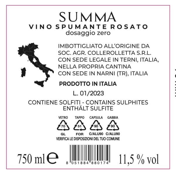 Summa Rosato Ciliegiolo IGT - immagine 2