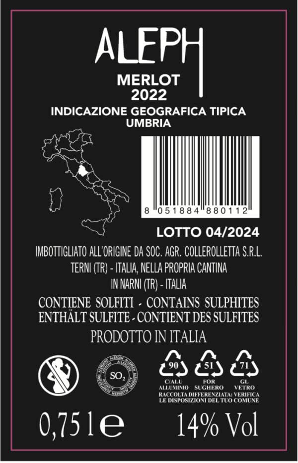 Aleph Merlot IGT - Image 3