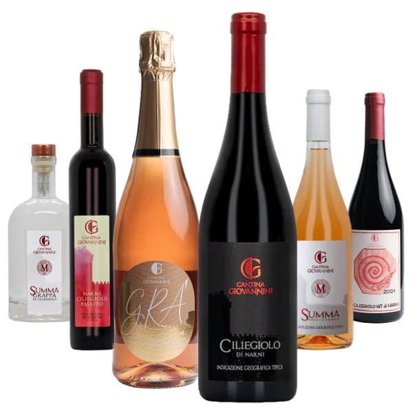 Box of 6 bottles of Ciliegiolo di Narni Selection